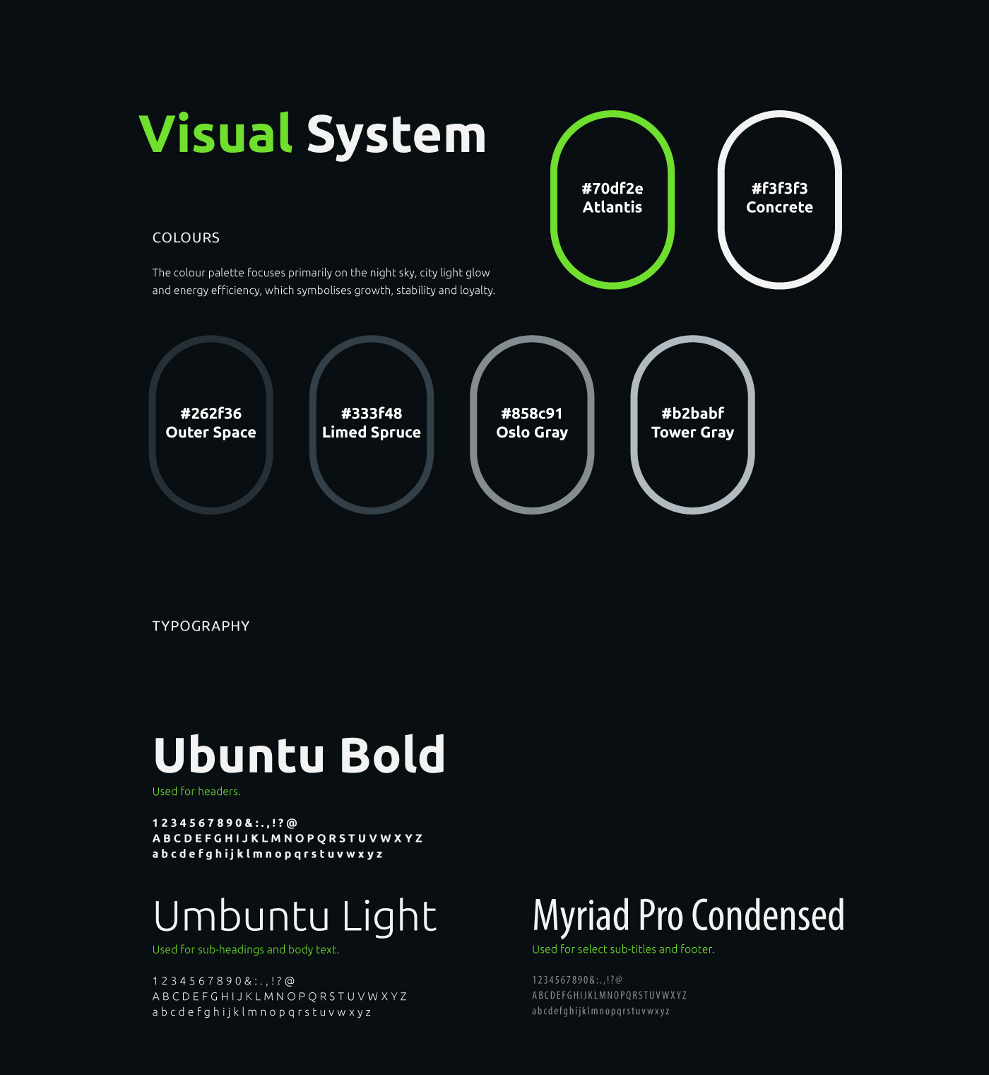 business lighting neon UI user interface ux Website portfolio