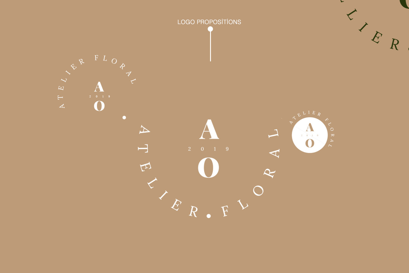 floralshop logo branding  pattern