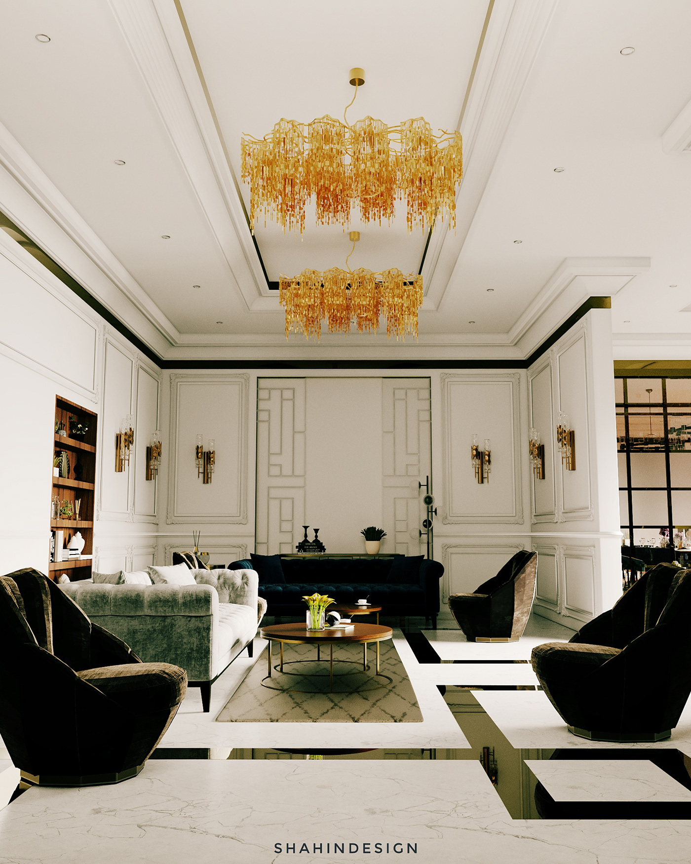 3D 3ds max architecture archviz CGI corona interior design  luxury apartments Render visualization
