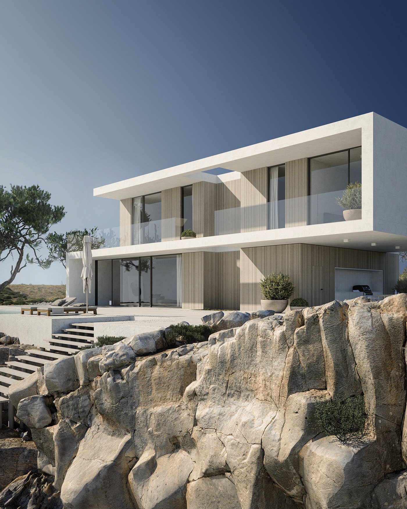 3D Rendering 3D Visualization 3ds max architecture archviz CGI exterior Render rendering visualization