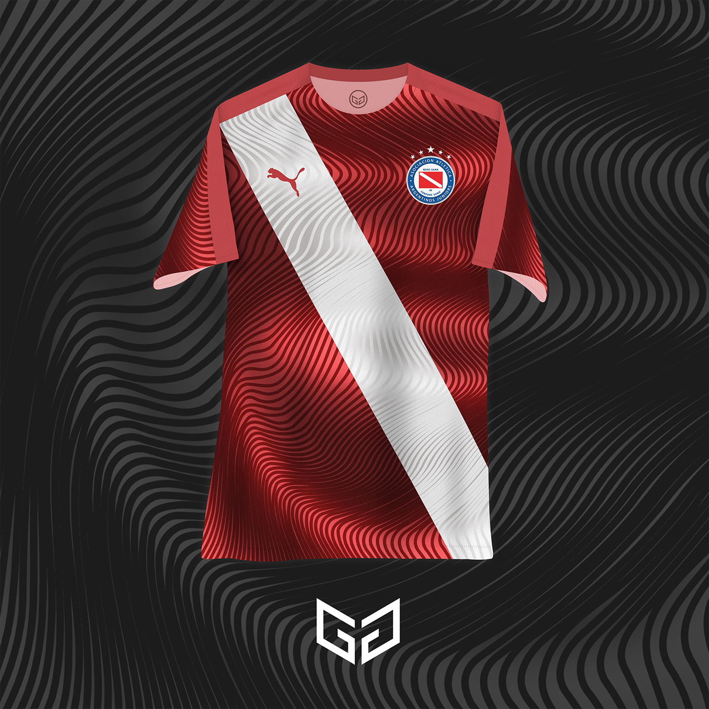 puma football shirt argentinos juniors Kit Concept concept
