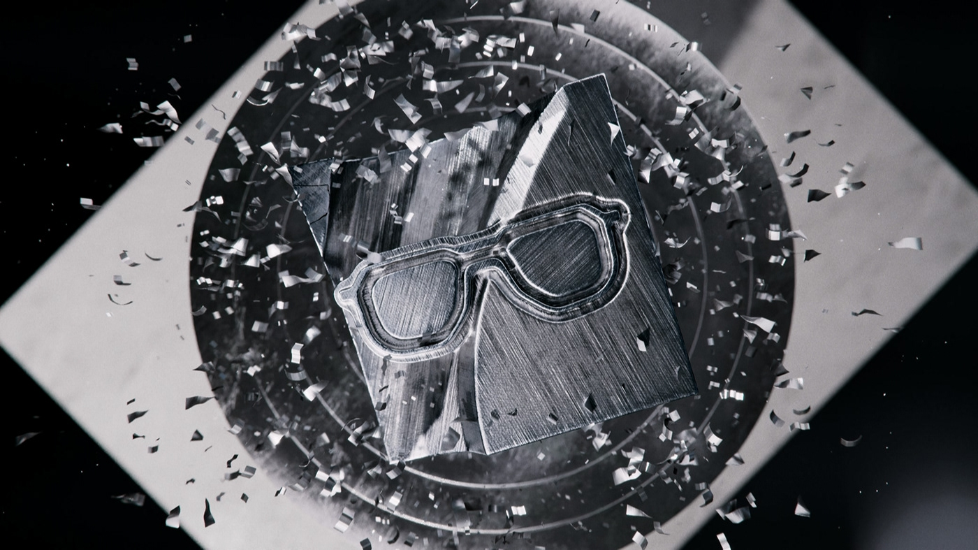 Sunglasses eyewear 3D CGI Brutalism Minimalism modern Interior Render