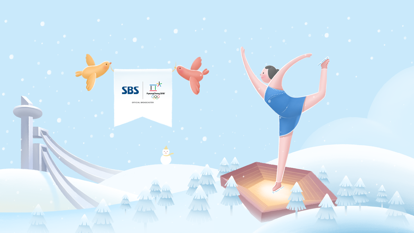 campaign sports ILLUSTRATION  emotion Olympics Character new year motion graphic color butterflow