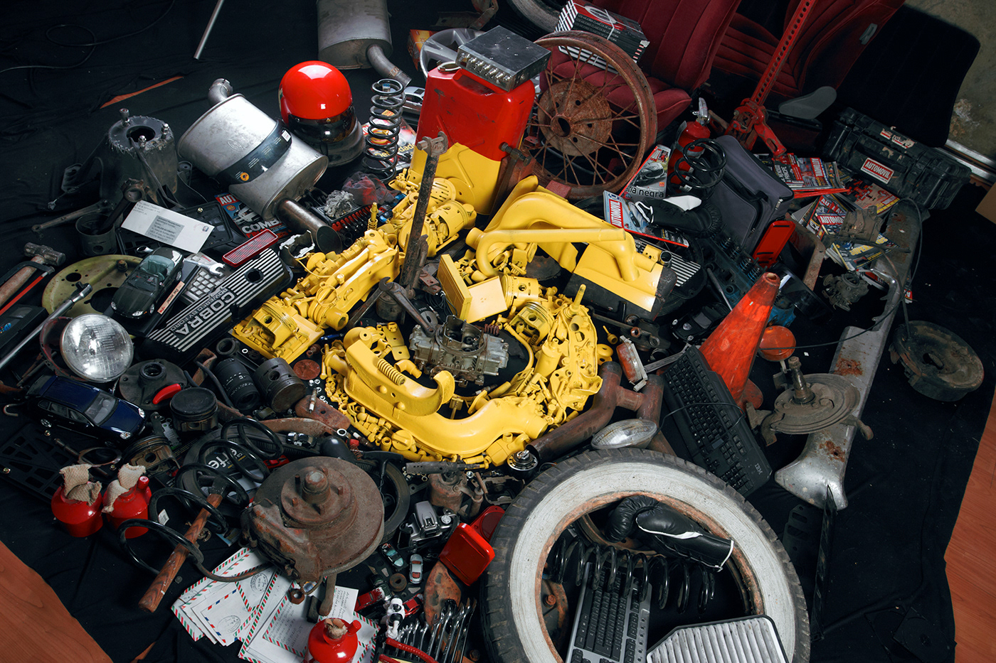 car spare parts Motor numbers photo puzzle