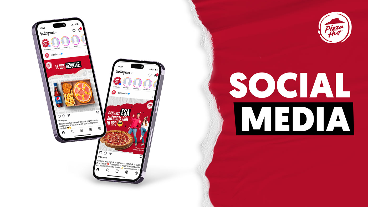 Pizza Hut Pizza social media pizza pizzeria social media food food design Ecuador quito social media pizza social media