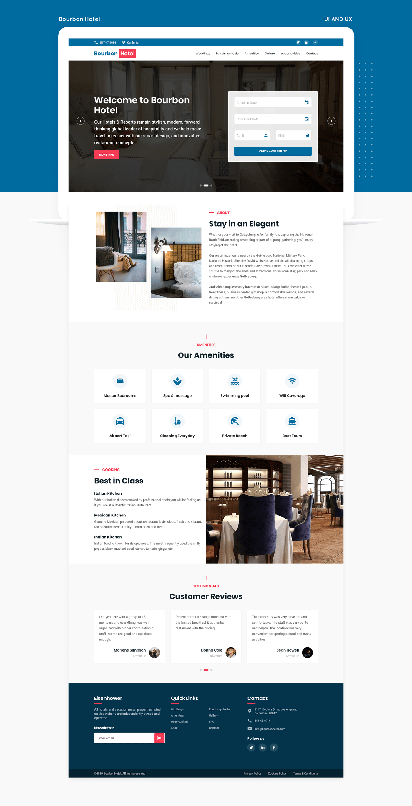 Web Design  ui design ui ux Hotel Booking Website Hotel Room Page homepage design landing page design Design Inspiration