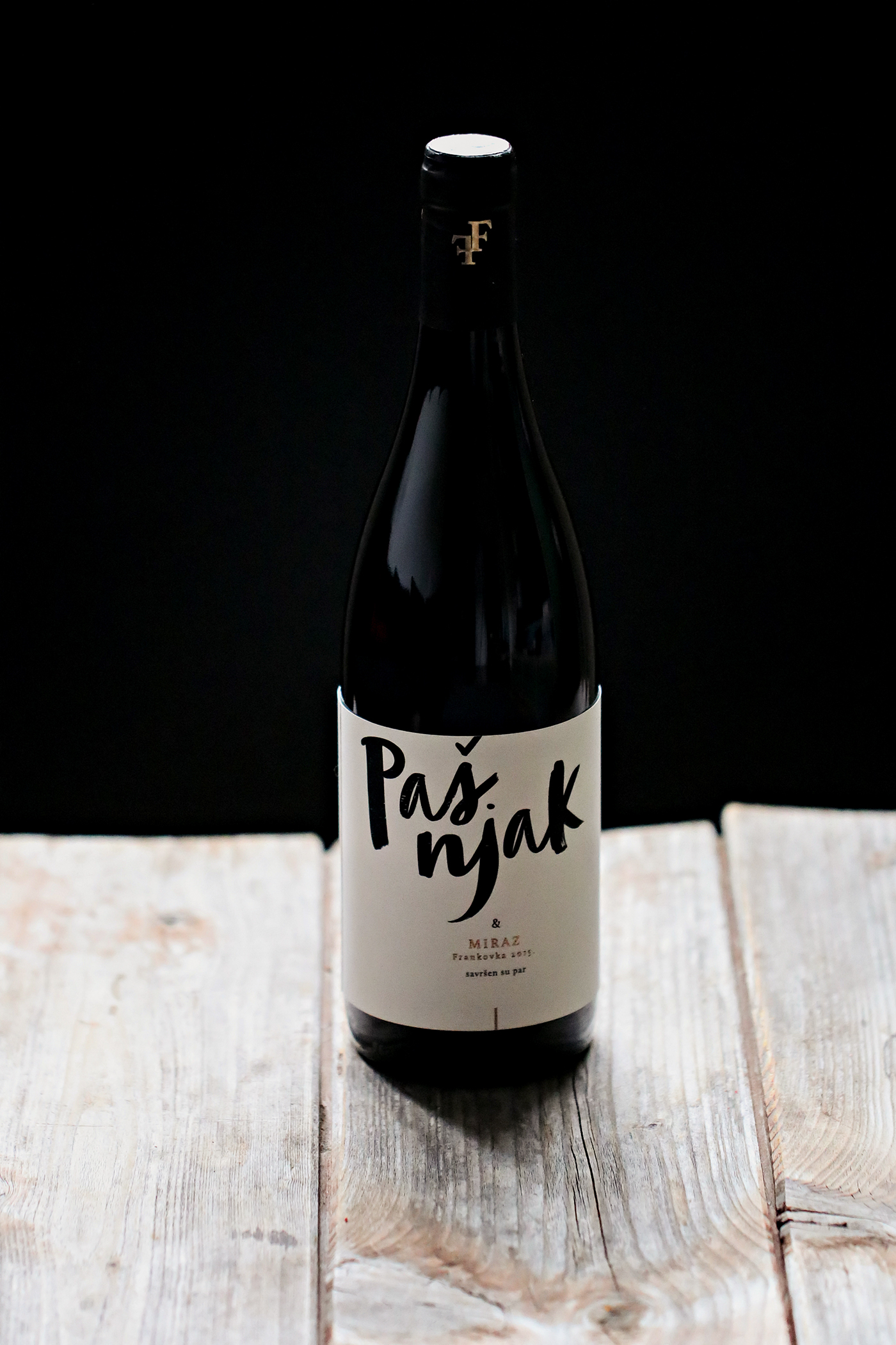 Label wine typography   Cheese foil stamping