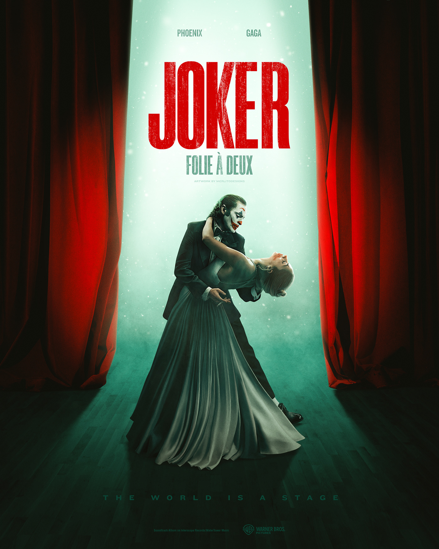 joker joker movie movie poster joaquin phoenix Lady Gaga poster marvel Photo Manipulation  Musical DC Poster