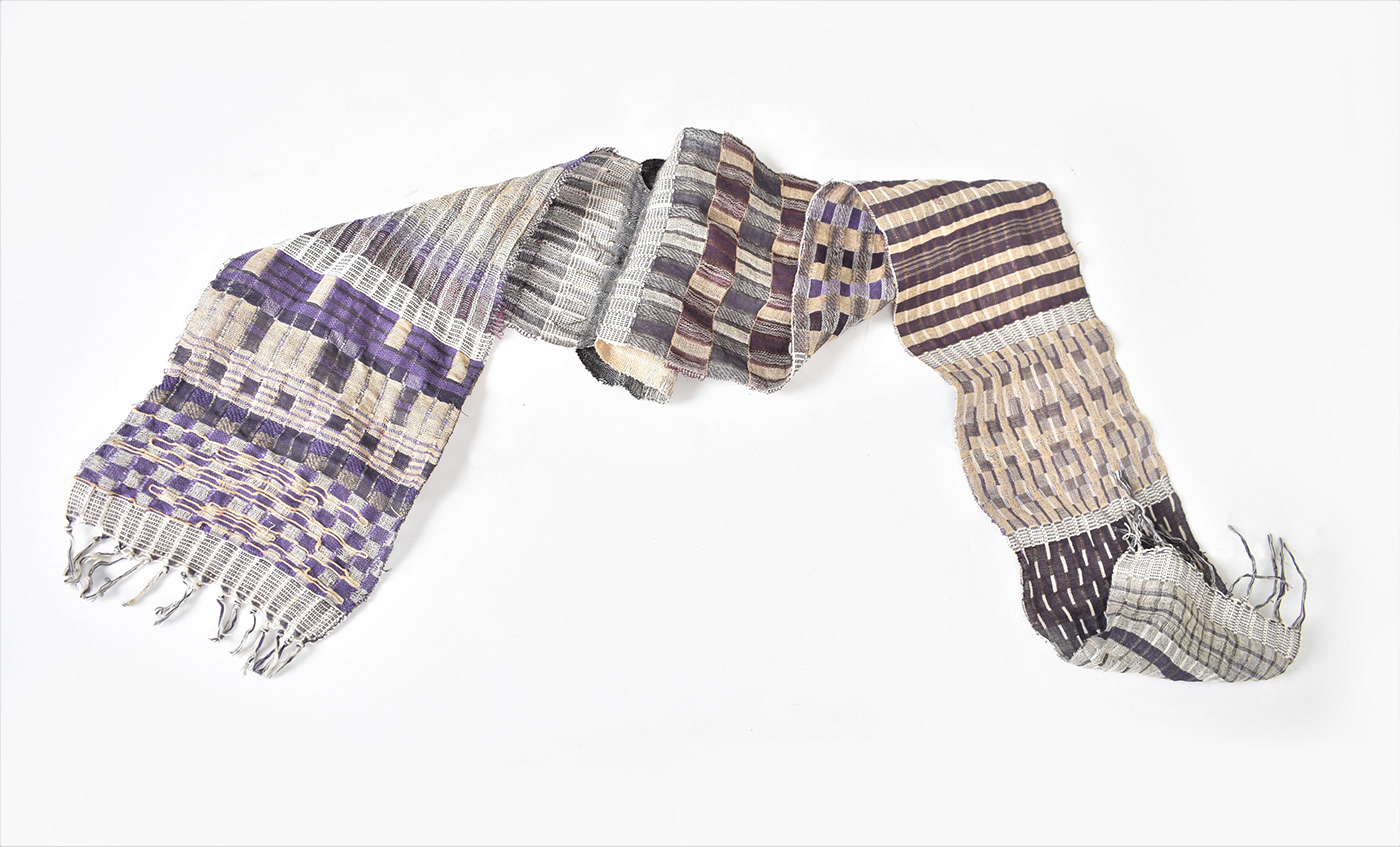 aesthetic conceptual conceptual art double cloth handloom ombre weaving