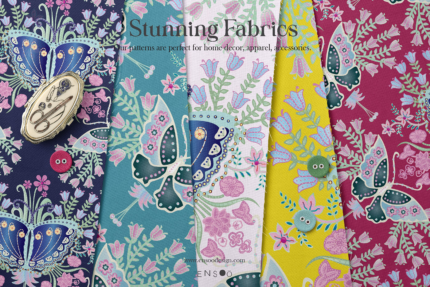 pattern digital pattern Surface Pattern fabric seamless print design studio