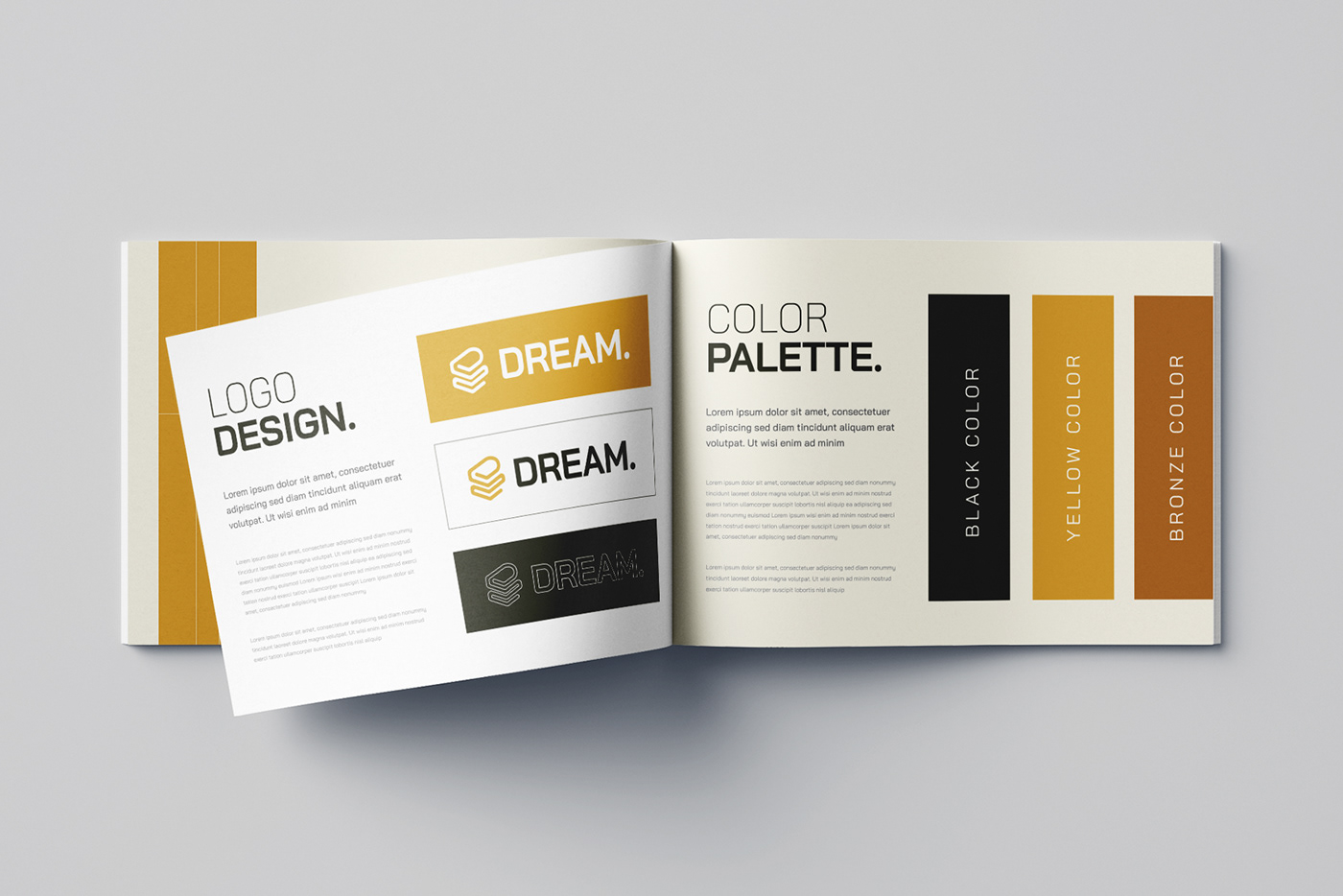 brand guidelines branding  brand style guide minimalist InDesign brand book branding manual branding guidelines branding presentation  Branding Identity