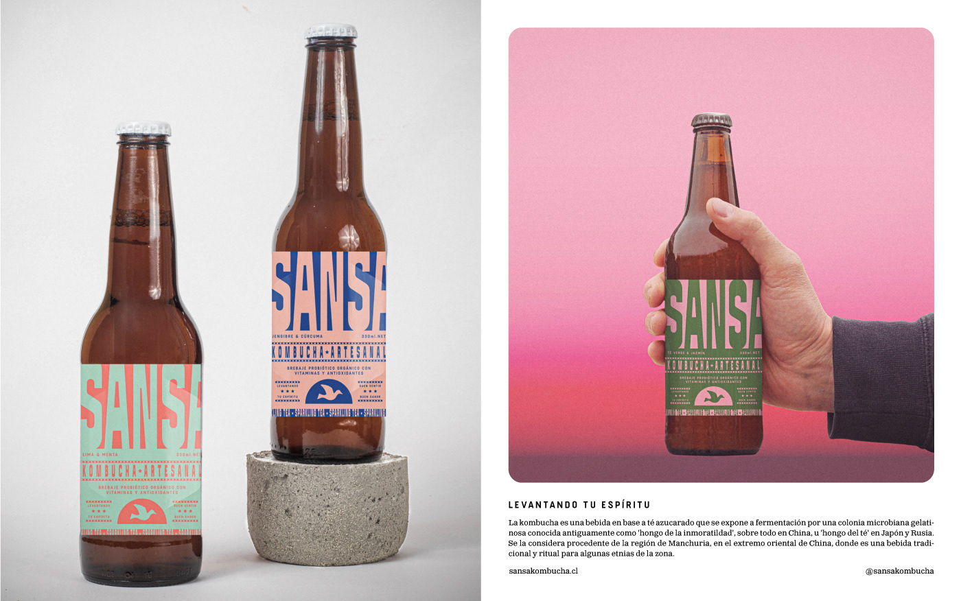 brand identity design drink etiqueta kombucha Label marca Packaging visual identity