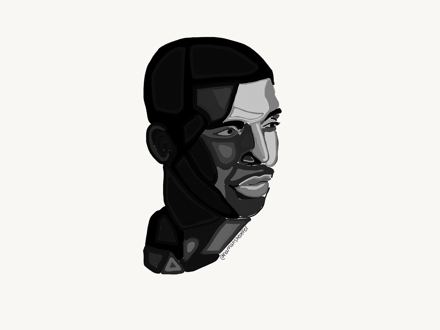 justin bieber Drake music Album abstract doodle