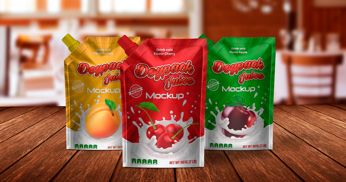 doypack doypack mockup Mockup Coffee coffee bag juice juice bag doy drink bag Food 