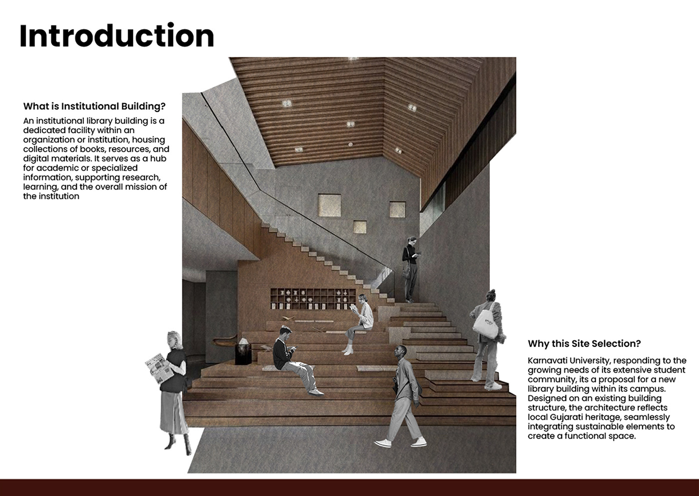 design architecture library Education architectural design visualization Render Competition concept