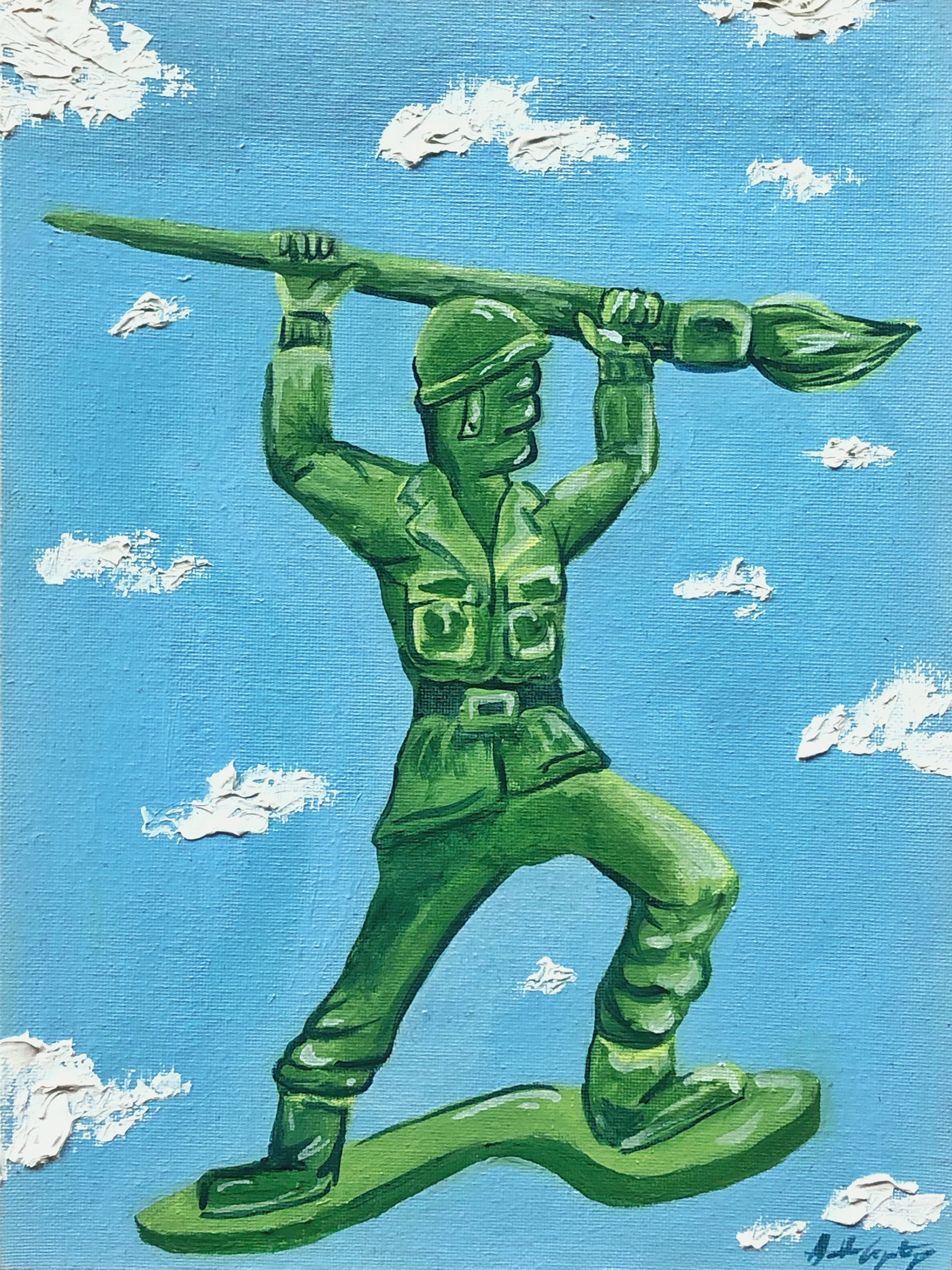 oilpainting toy toysoldier toysoldiers