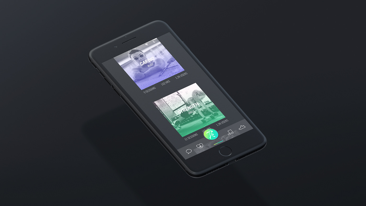 UI/UX Nike Mobile app inVISION prototype