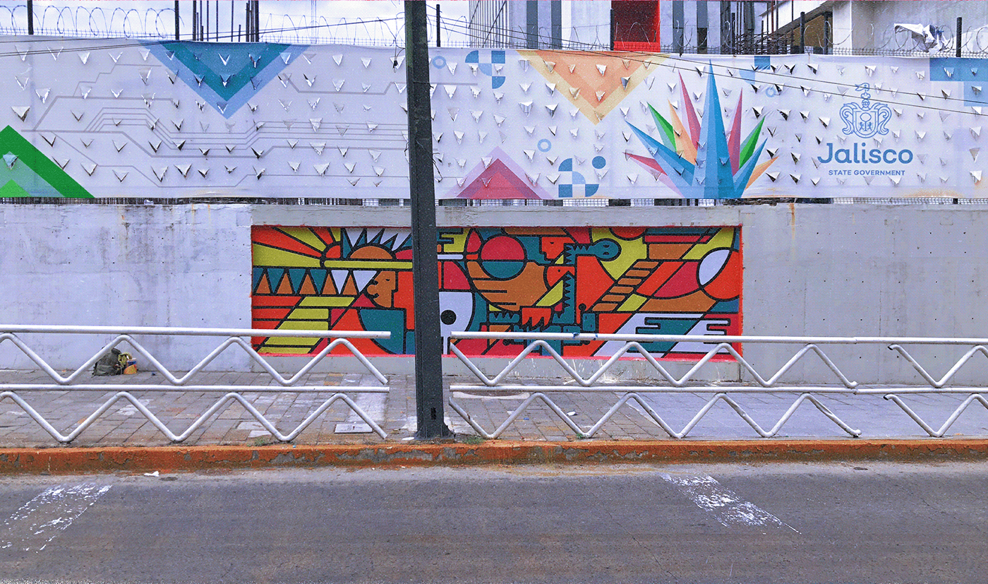 abstract colors Graffiti Graffitiart hand made mexico mural art Mural Painting Photography  Street