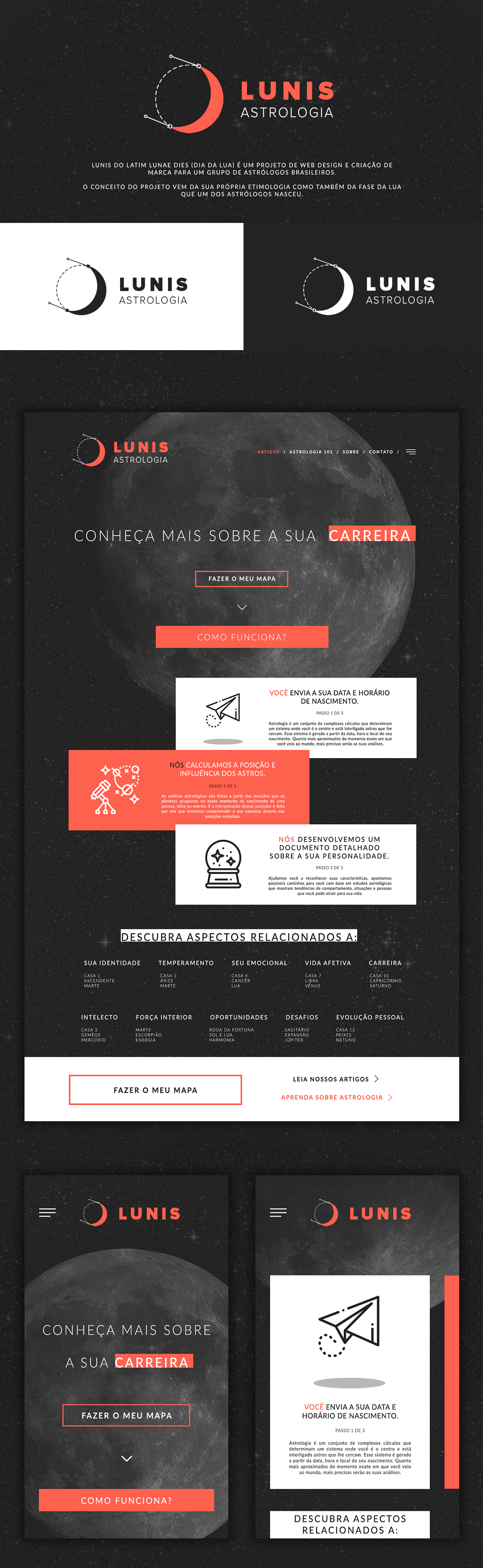 Web Design  graphic design  design gráfico astrologia UI Astrology site