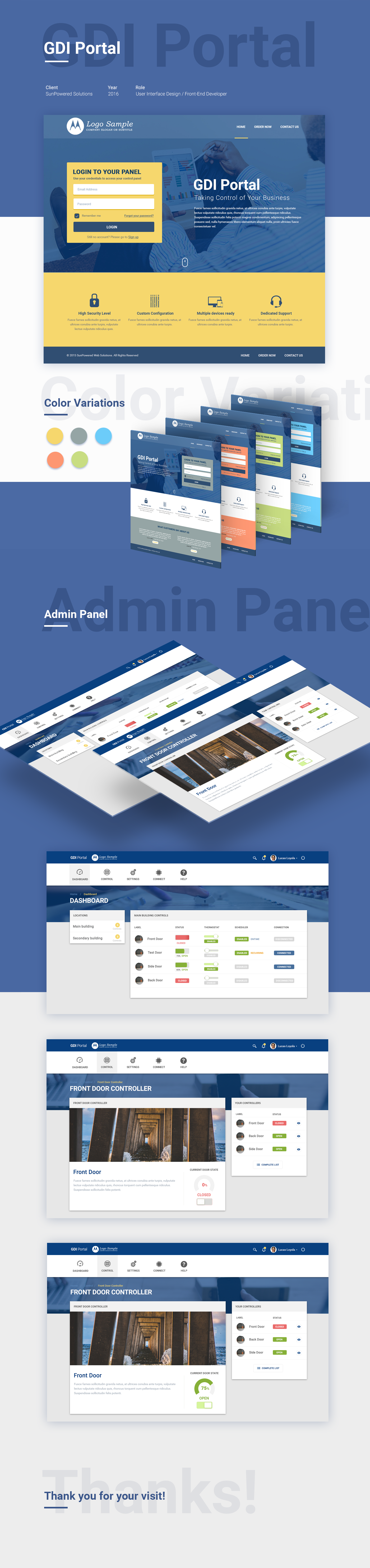user interface material design admin panel mvp Lucas Loyola Brazil