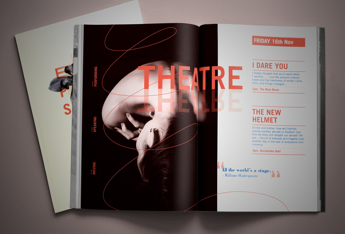 publication typography   brochure editorial magazine print Program Booklet festival booklet festival brochure