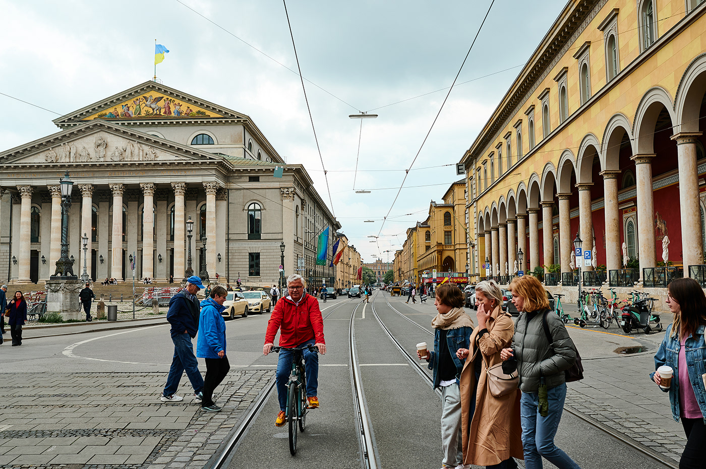 Streets of Munich, Germany, May 2022