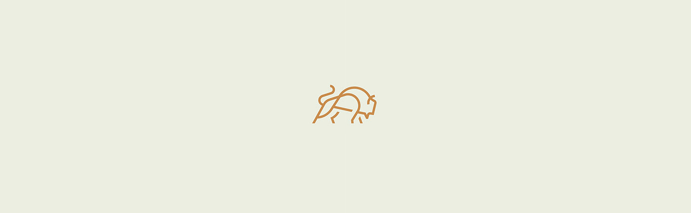 animal geometry grid line art logo logofolio minimal symbol