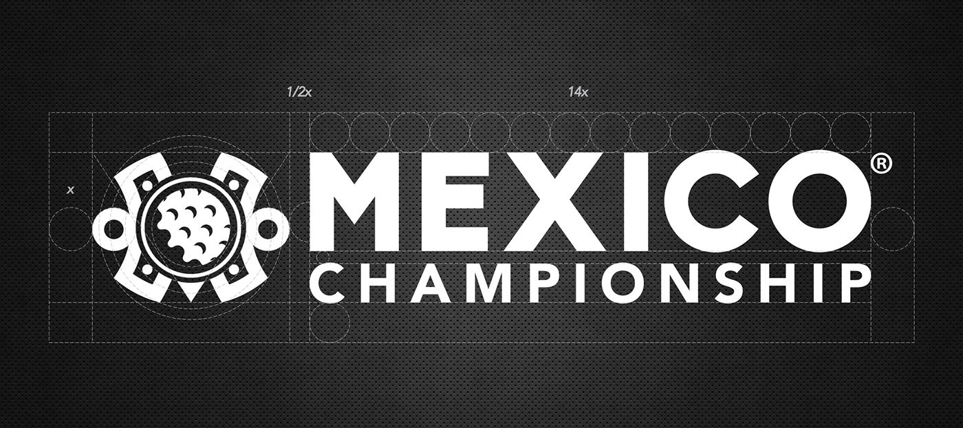golf PGA mexico logo design branding  Championship identity WGC