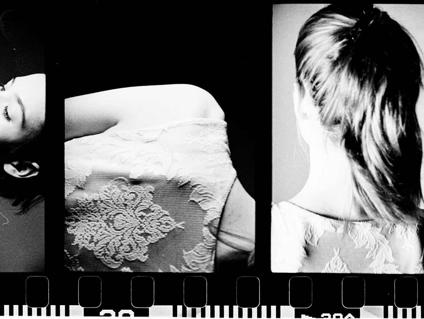 analog blackandwhite bnw design editorial experimental Fashion  film photography Photography  portrait