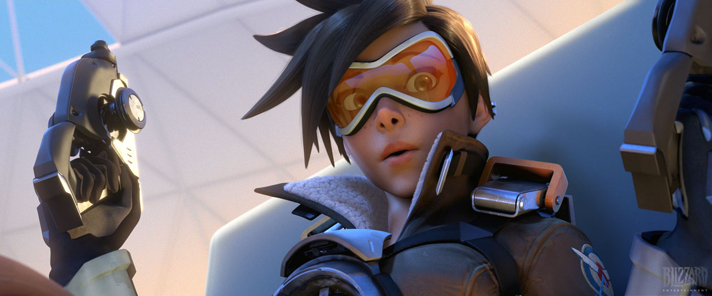 overwatch  cinematic vfx Tracer video game pc game