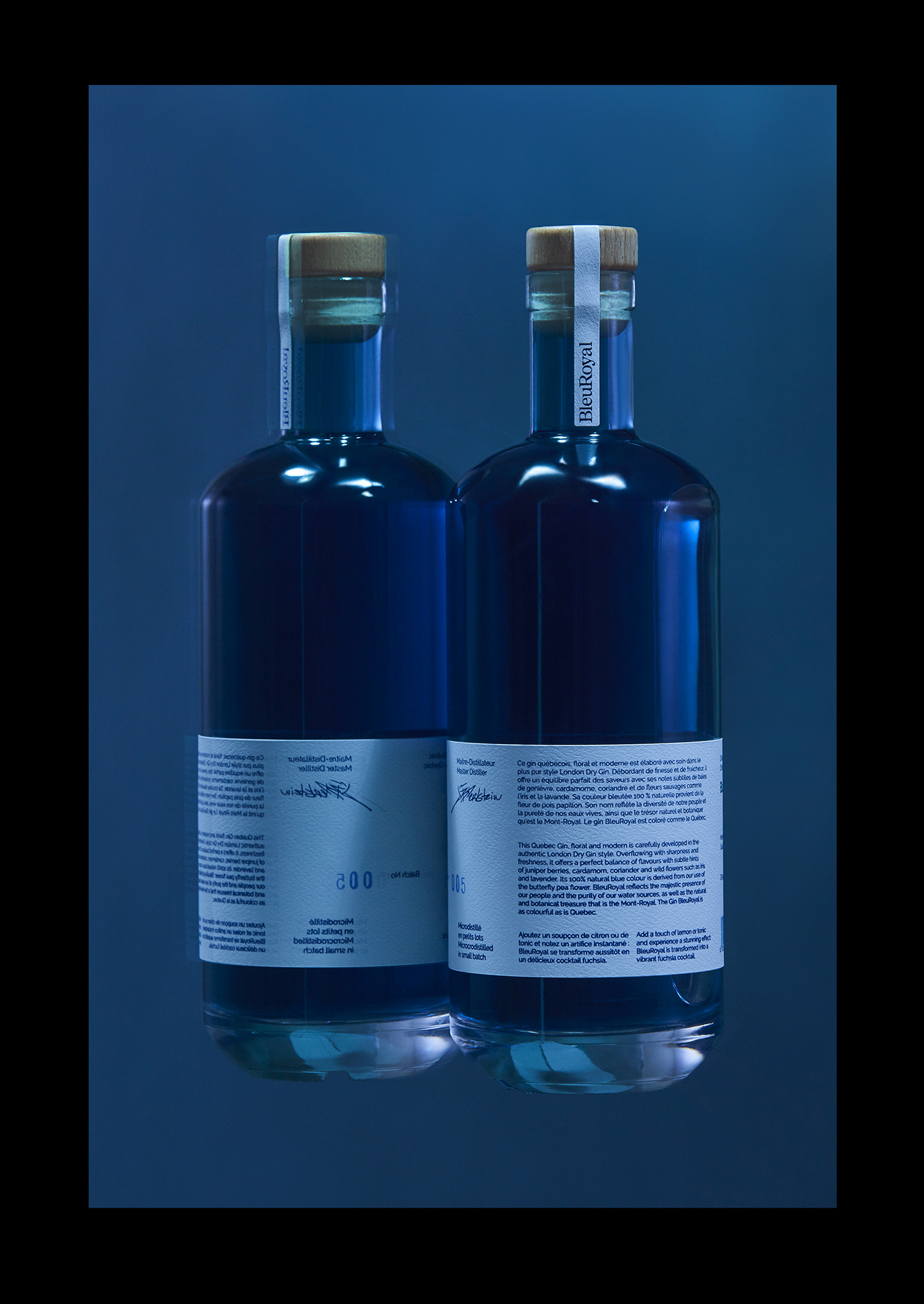 branding  Label Packaging gin alcool