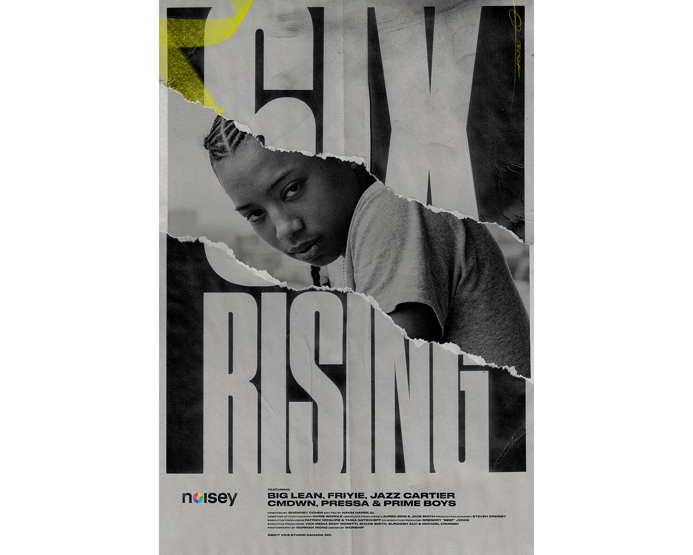 6ix rising 6ix Toronto Rappers film titles title sequence art direction  worship posters VICE