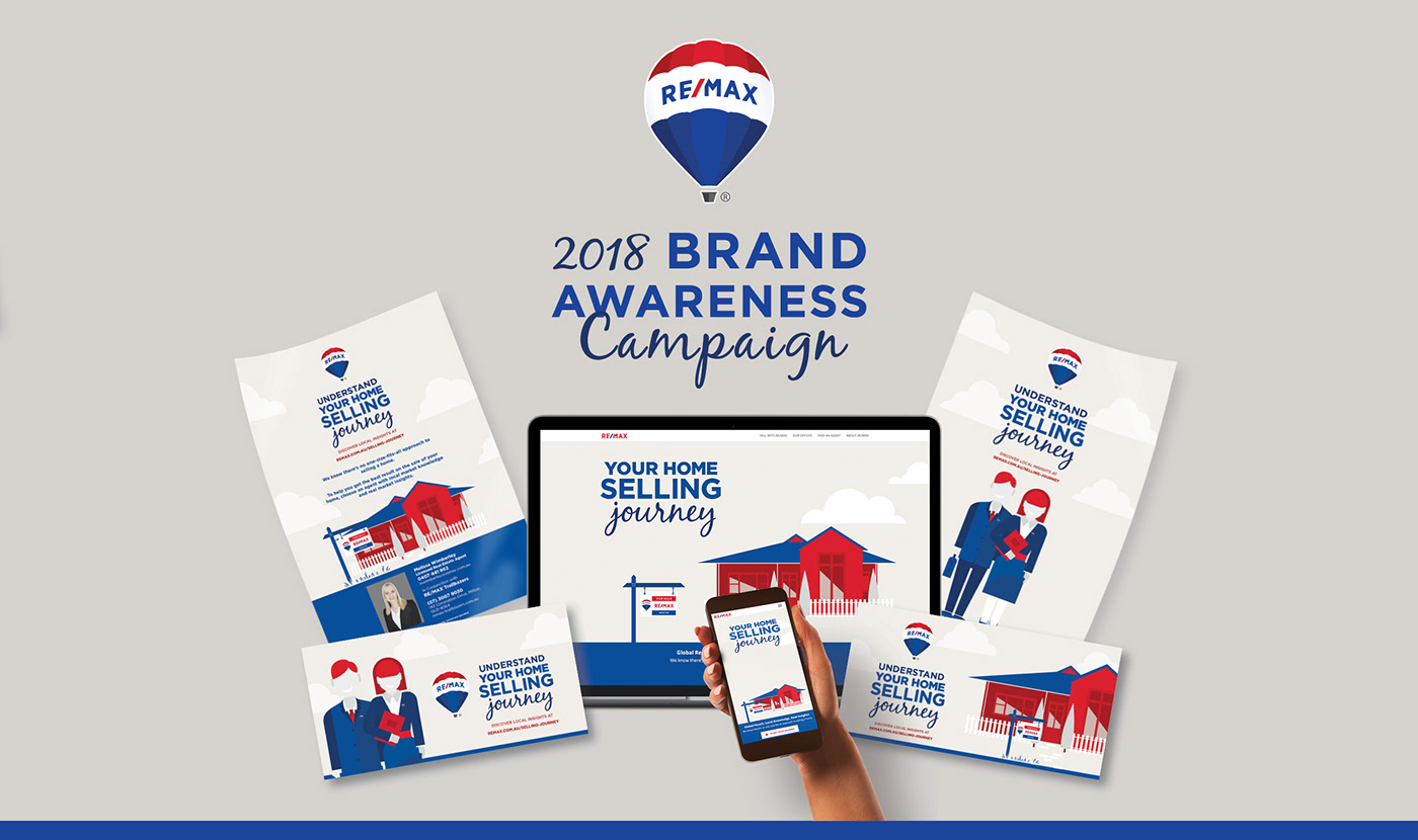 Brand awareness brand campaign campaign Remax realestate real estate Illustrative Character cartoon agent