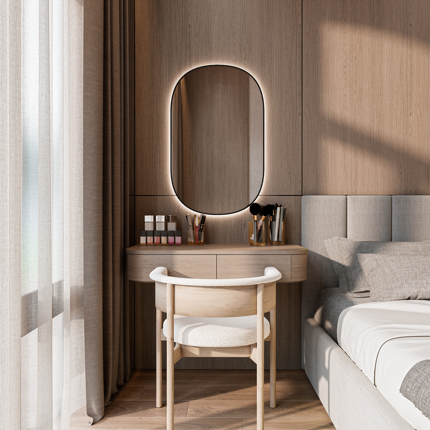 interior design  Scandinavian Interior 3ds max modern japanese minimalist simple