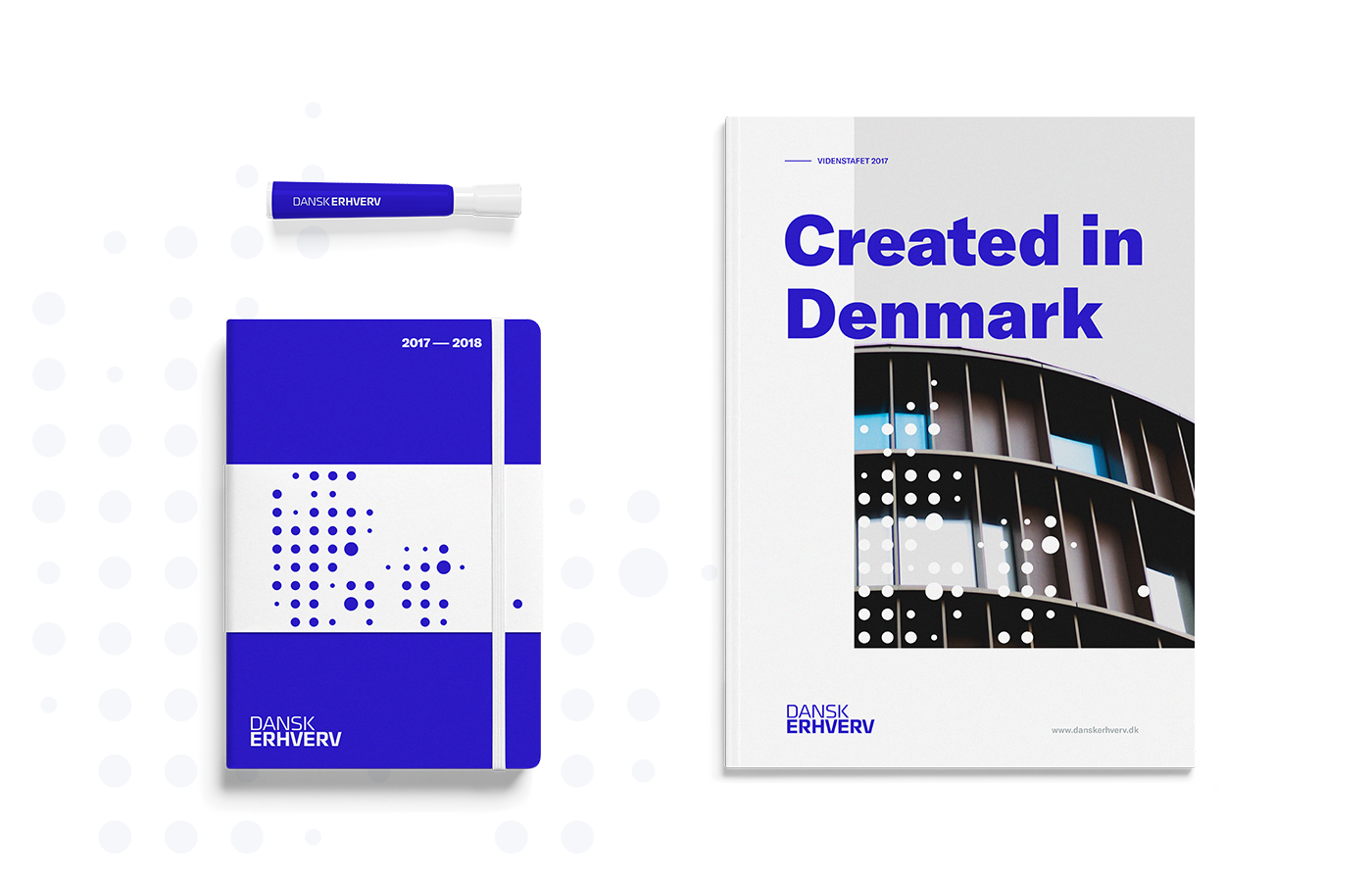 branding  redesign visual identity blue denmark Corporate Design brandmanual UI ux pattern