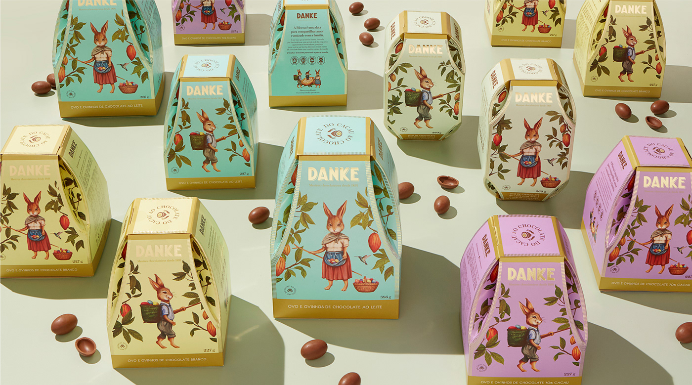 bean to bar Brand Design chocolate Easter embalagem identidade visual identity package Packaging Retro