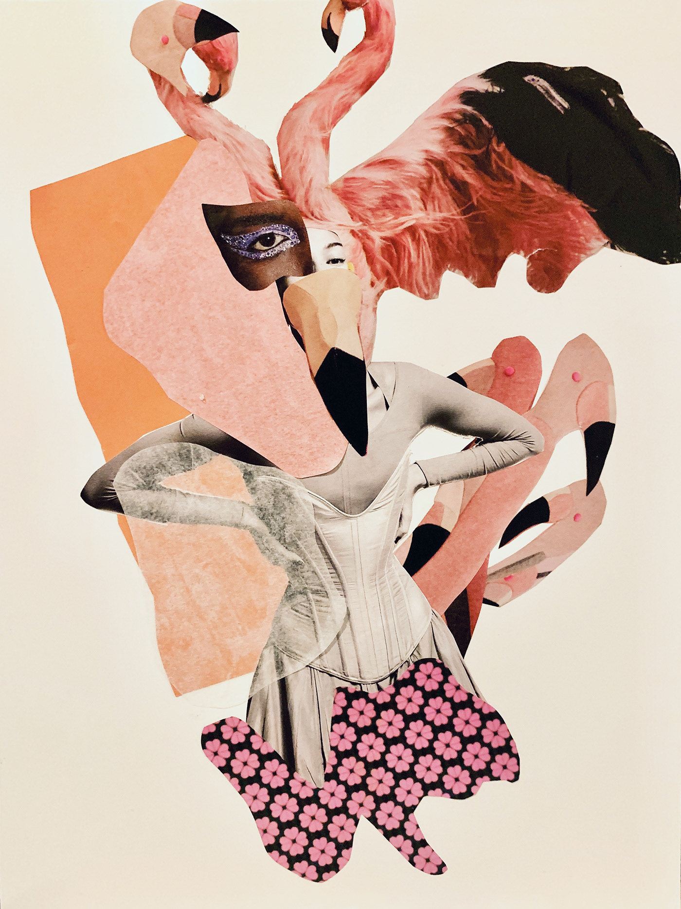 handmade collages on Behance
