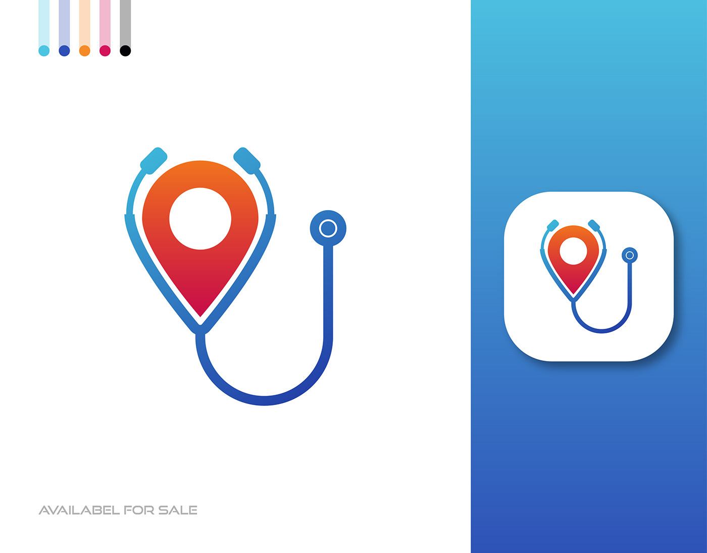 vect plus Logo Design Health Logo medical logofolio Modern Logo brand identity design vector