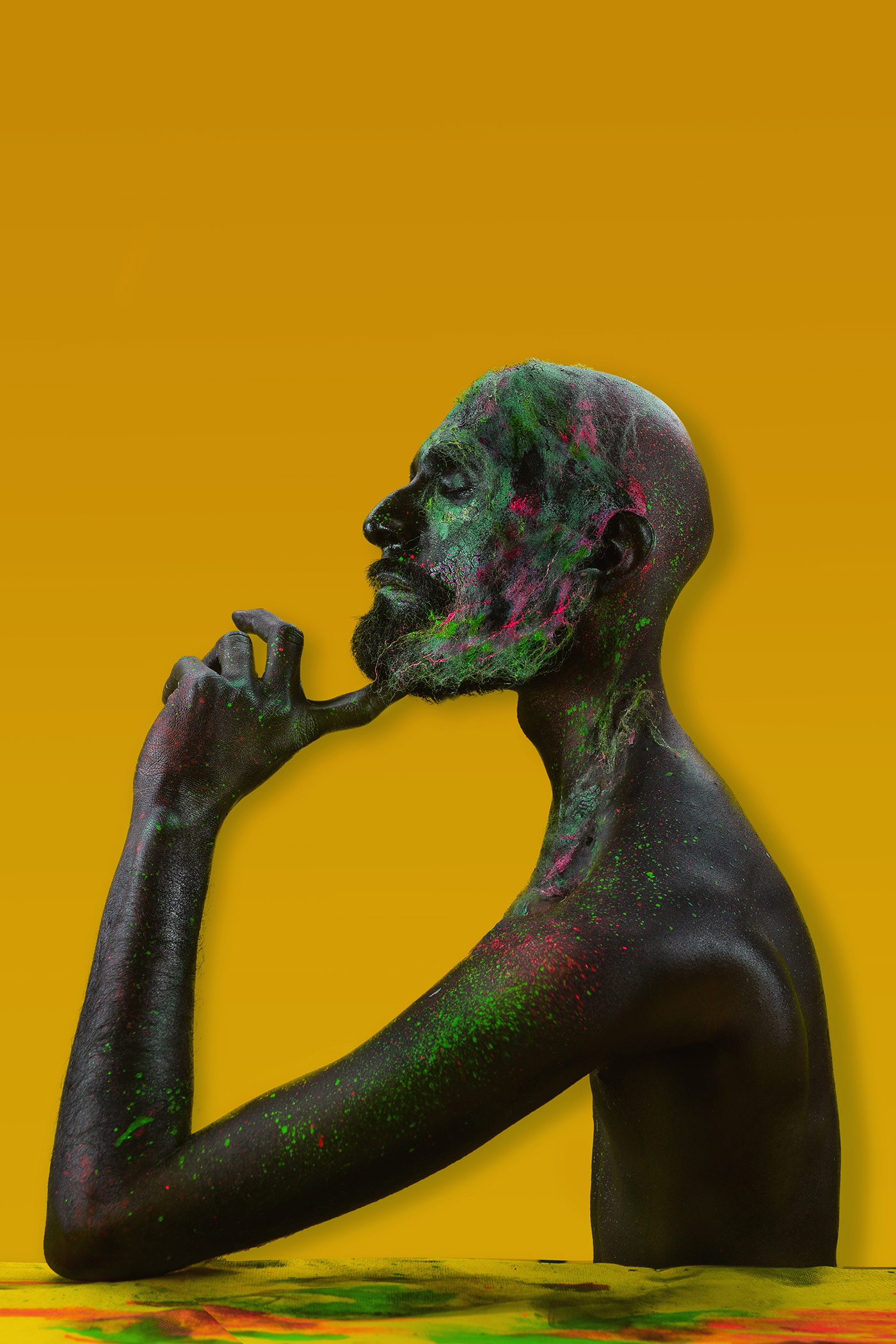 african art culture dancer Ebano FINEART makeup performer Photography  portrait