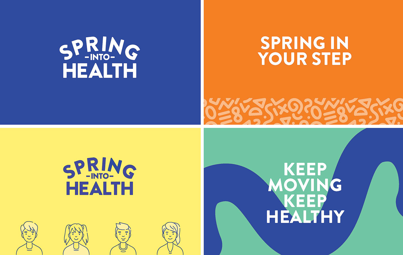 branding  brands campaign creative design Health ILLUSTRATION  Mascot spring typography  