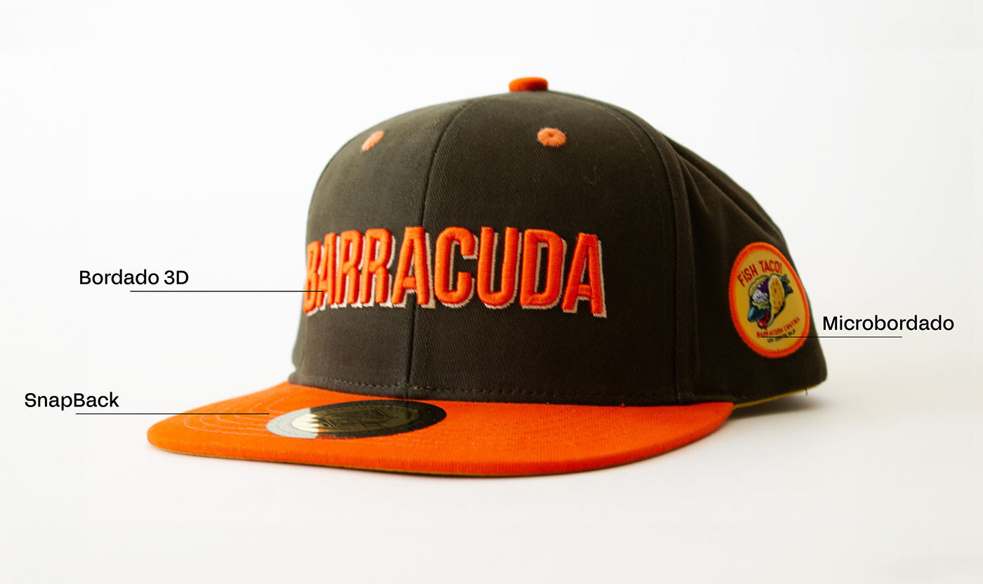 merchandise Merch headwear cap restaurant brand identity design