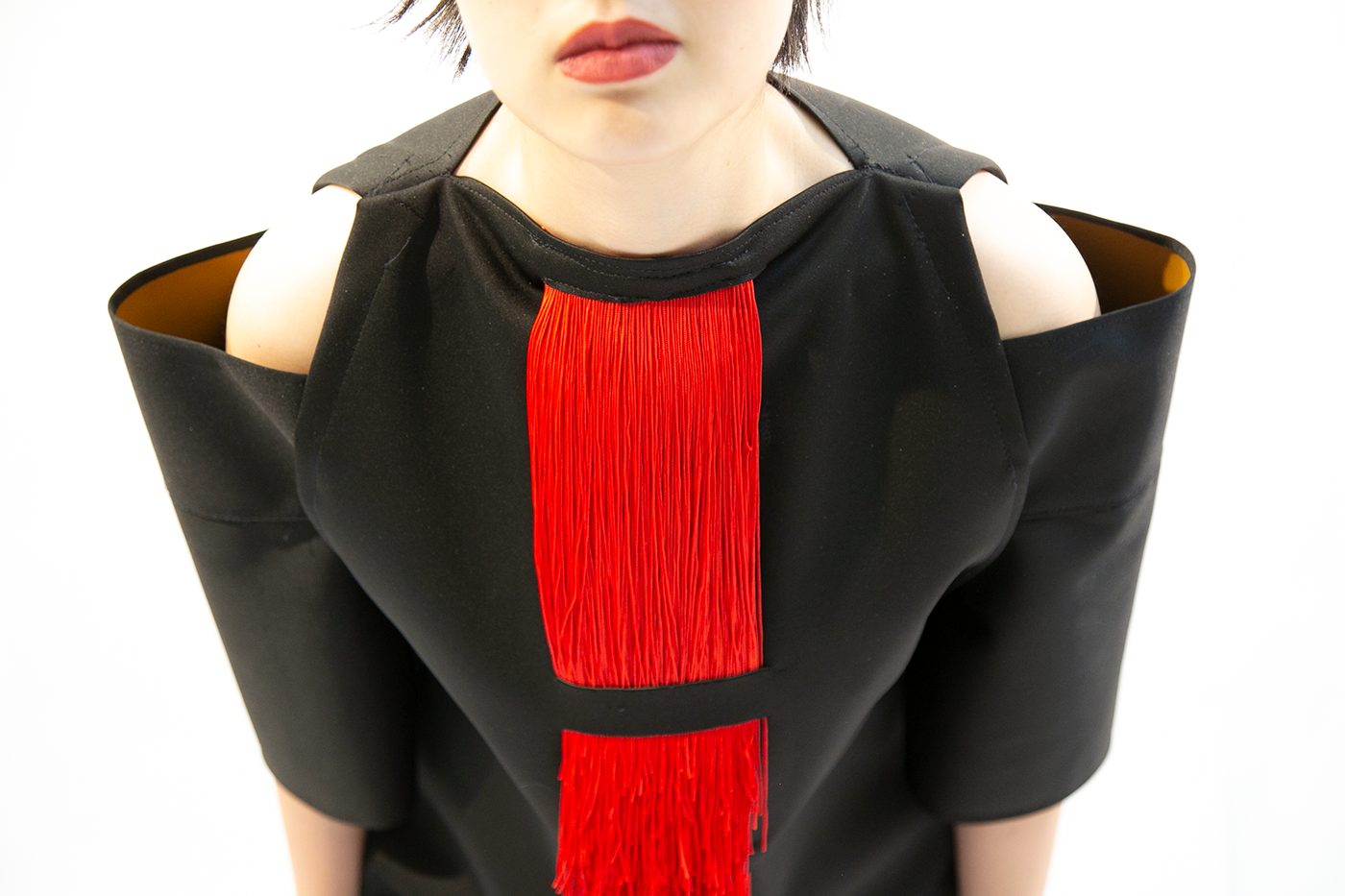 Fashion  jewlery dress tension apparel Necklace red black Fringe