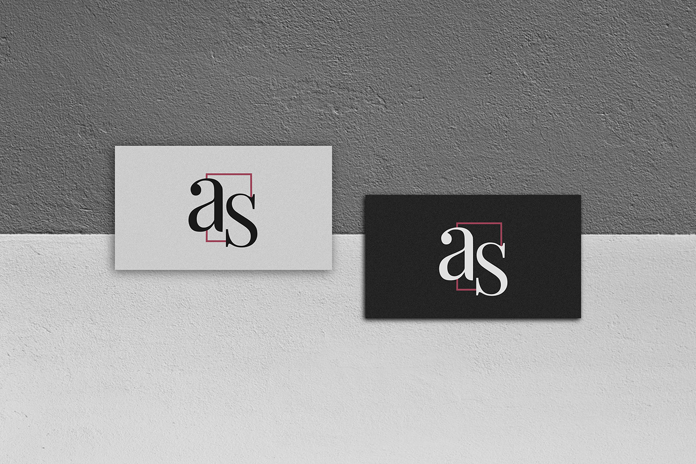 aesthetic Ayushi singhal black white branding  business business card business card mockup card minimal mock ups