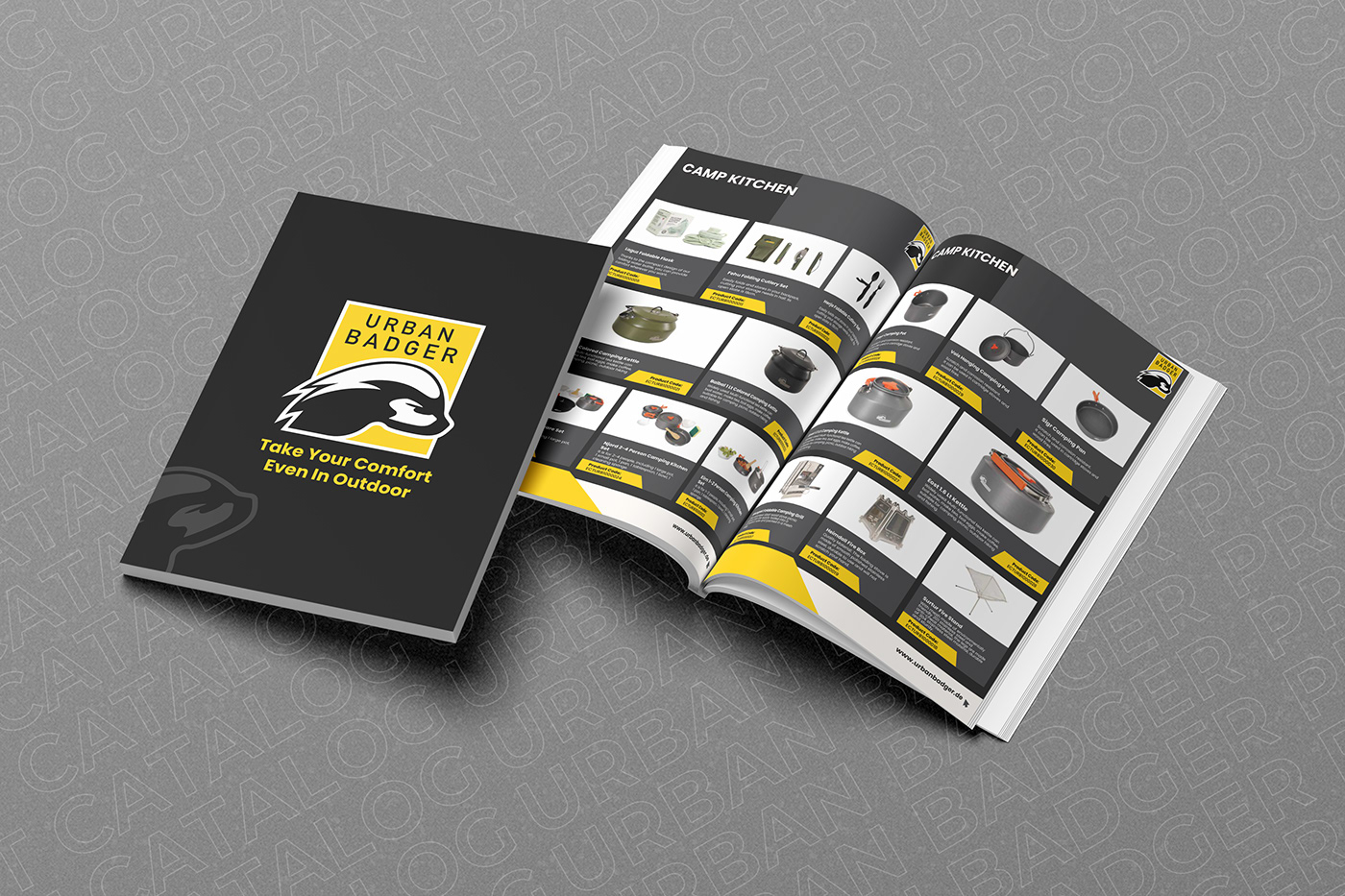 camping catalog Catalogue brochure flyer Graphic Designer design marketing   Brand Design branding 