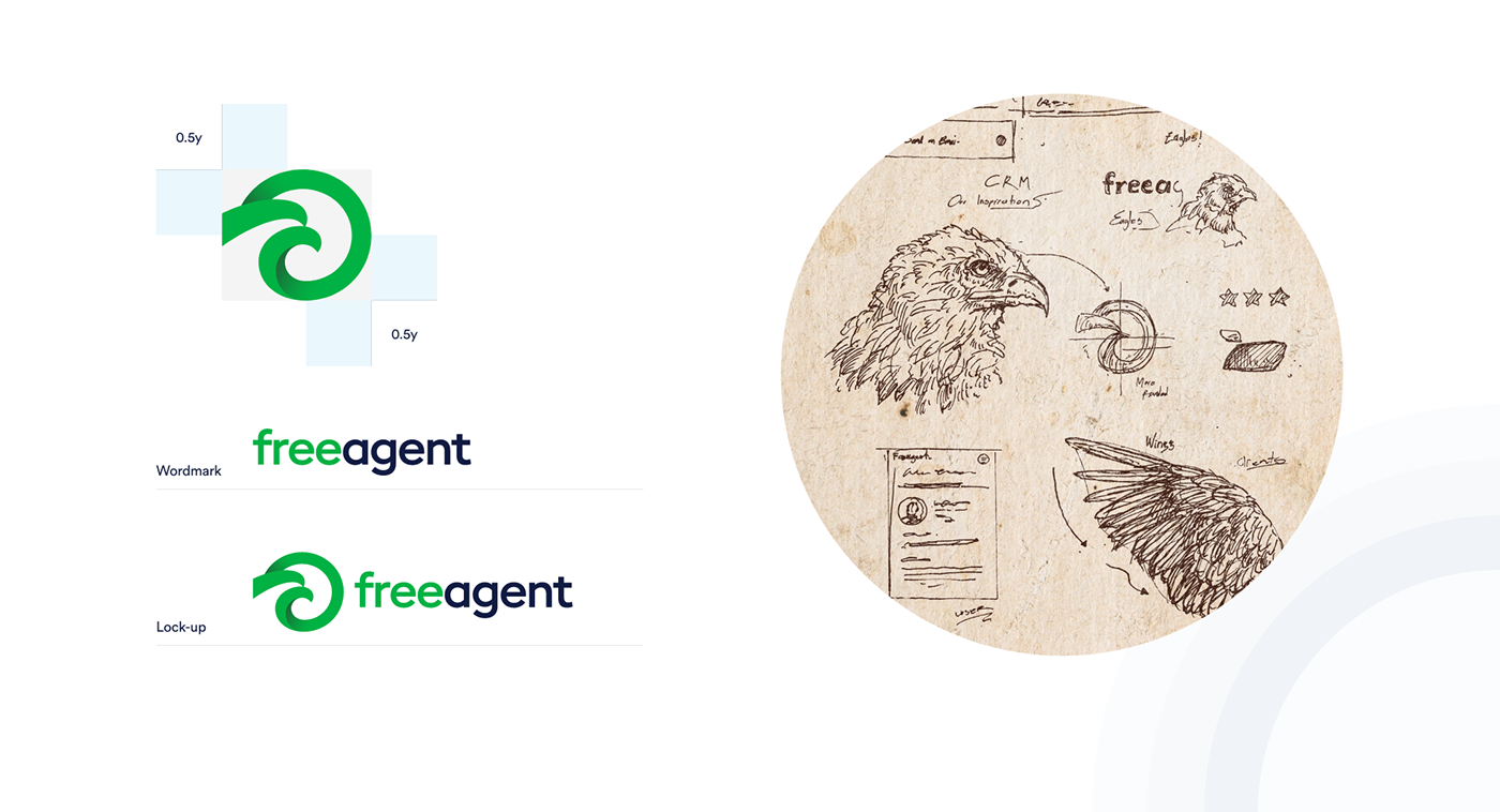 CRM product design  Web Design  ILLUSTRATION  eagles SAAS Software design Platform digital branding FreeAgent