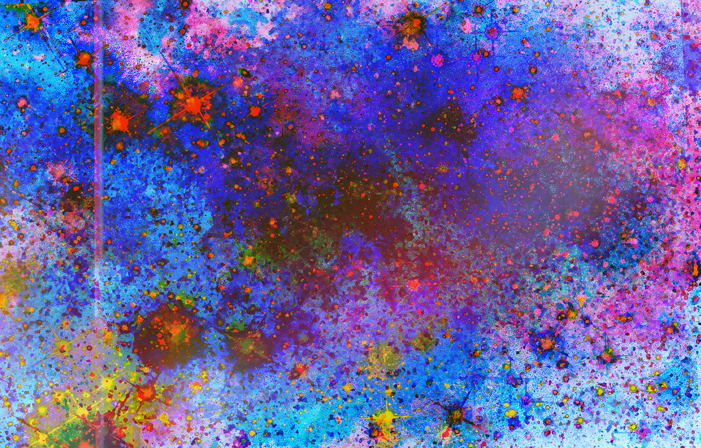 bold colour Colourful  Digital Art  dream illusion impressionism Space  stars visual art