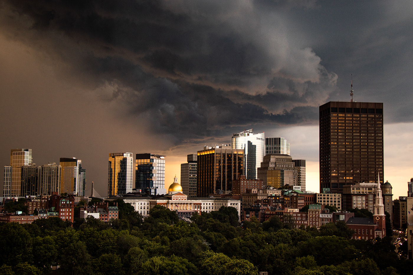 apocalypse boston city clouds gloomy lightroom Massachusetts photgraphy skyline Urban