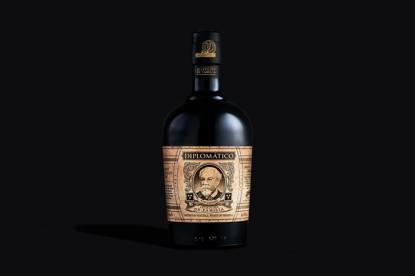 bottle brand identity Label ornaments Packaging pyrography Rum spirit traditional wood