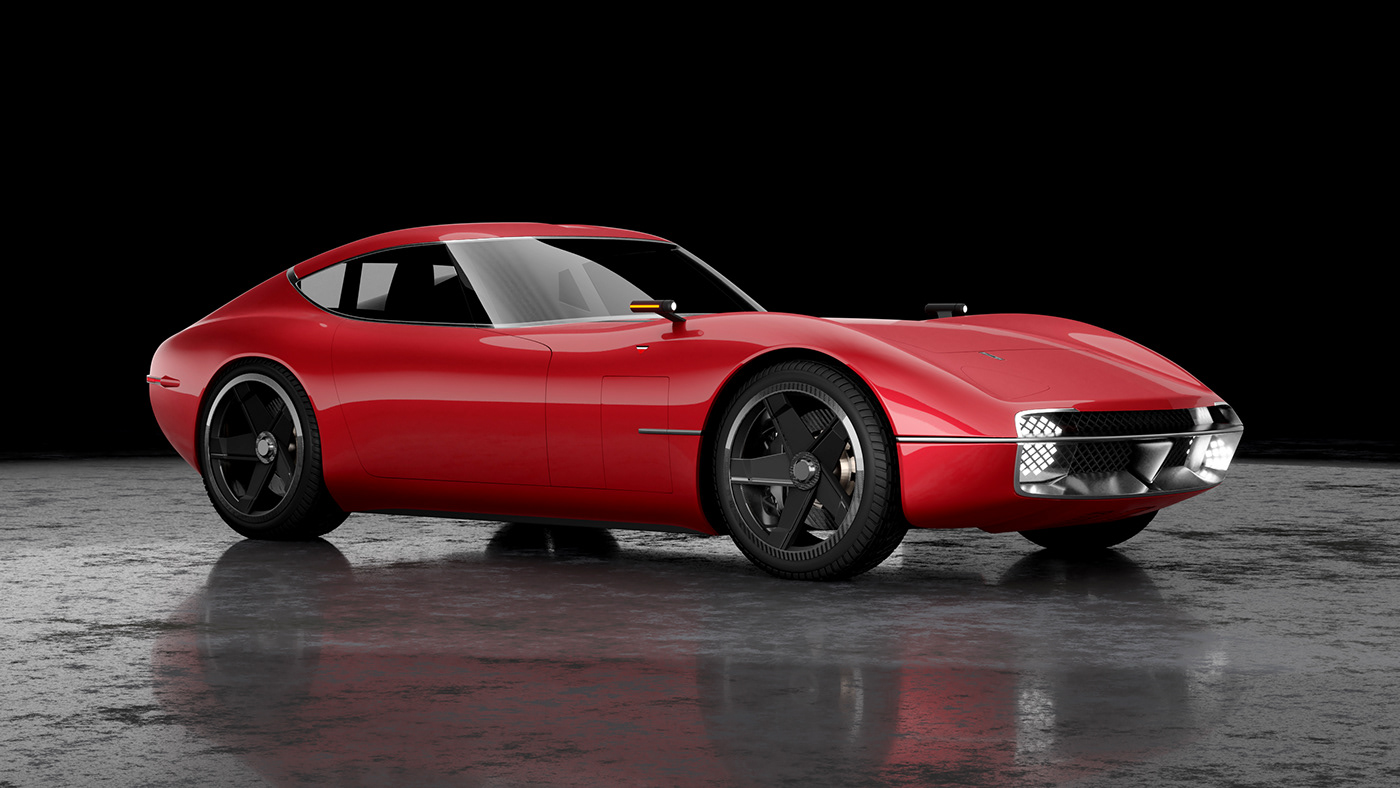 2000gt Alias blender3d car design concept concept design conceptcar homage toyota Transportation Design