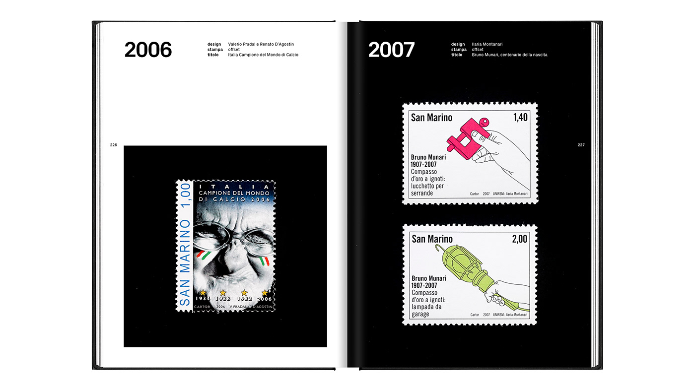 book book design editorial Layout print type UNIRSM postage stamp stamp